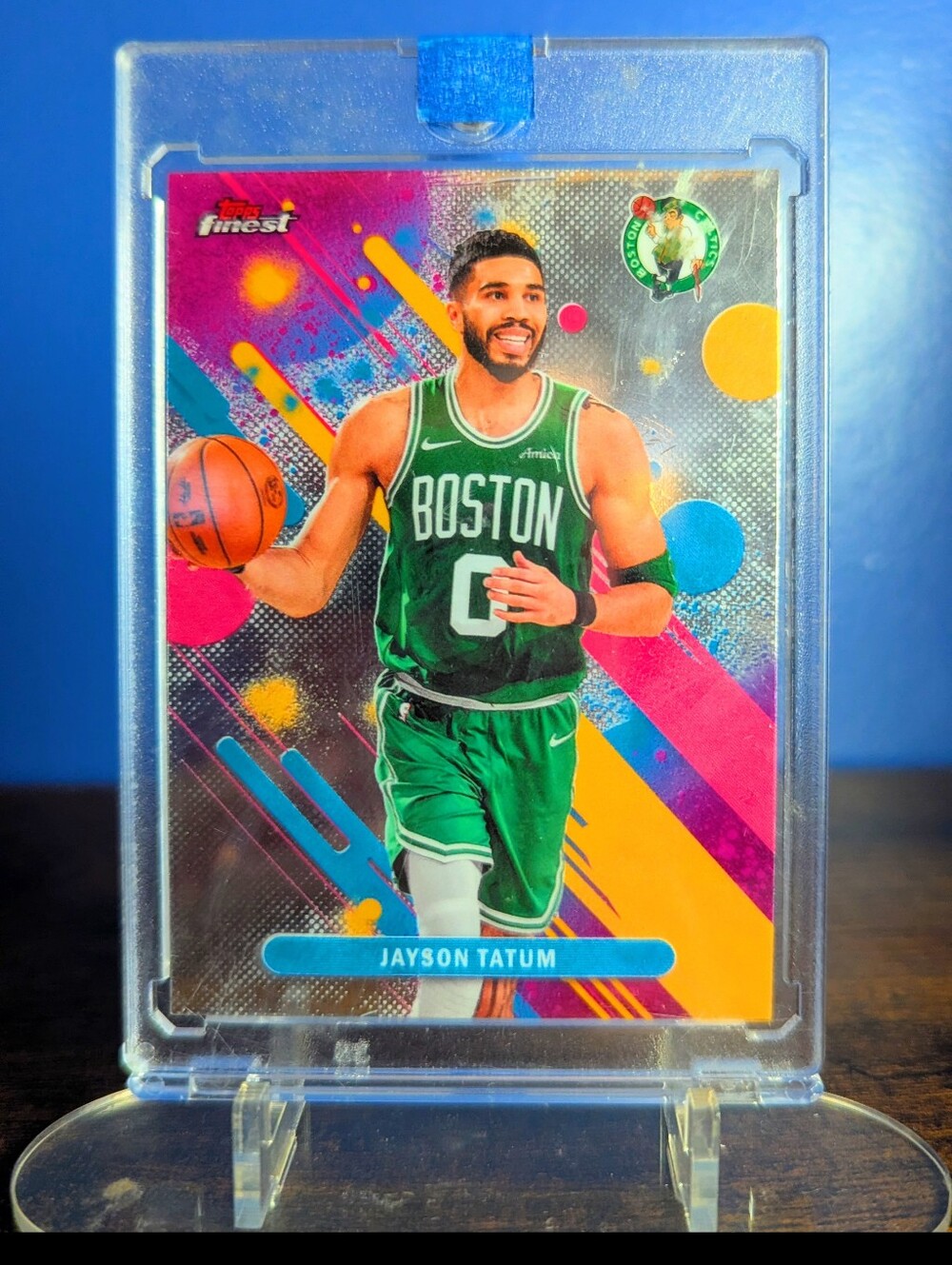 Topps Green Boston Jayson Tatum Colorful Insert Card
